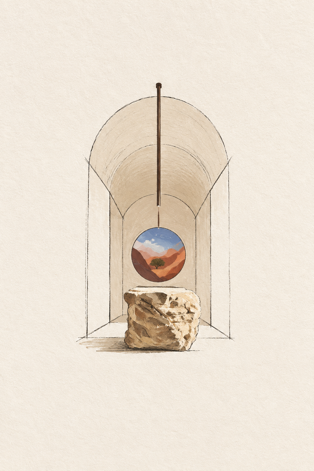 Eterno  -  hand-drawn project illustration