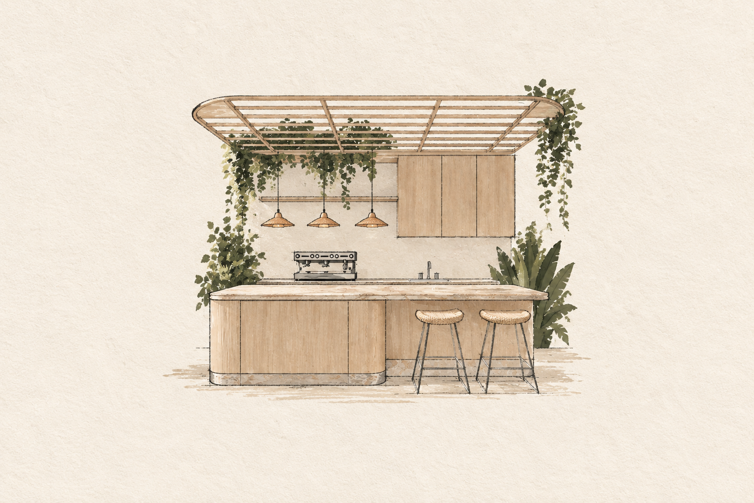 Luzon Group  -  hand-drawn project illustration
